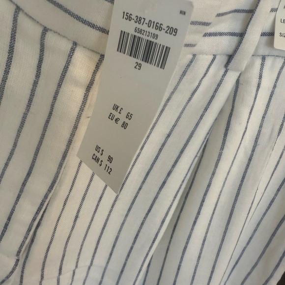 Abercrombie & Fitch 8R (29)NWT Sloane linen blend ultra Wide Leg high waist pant - Picture 6 of 16
